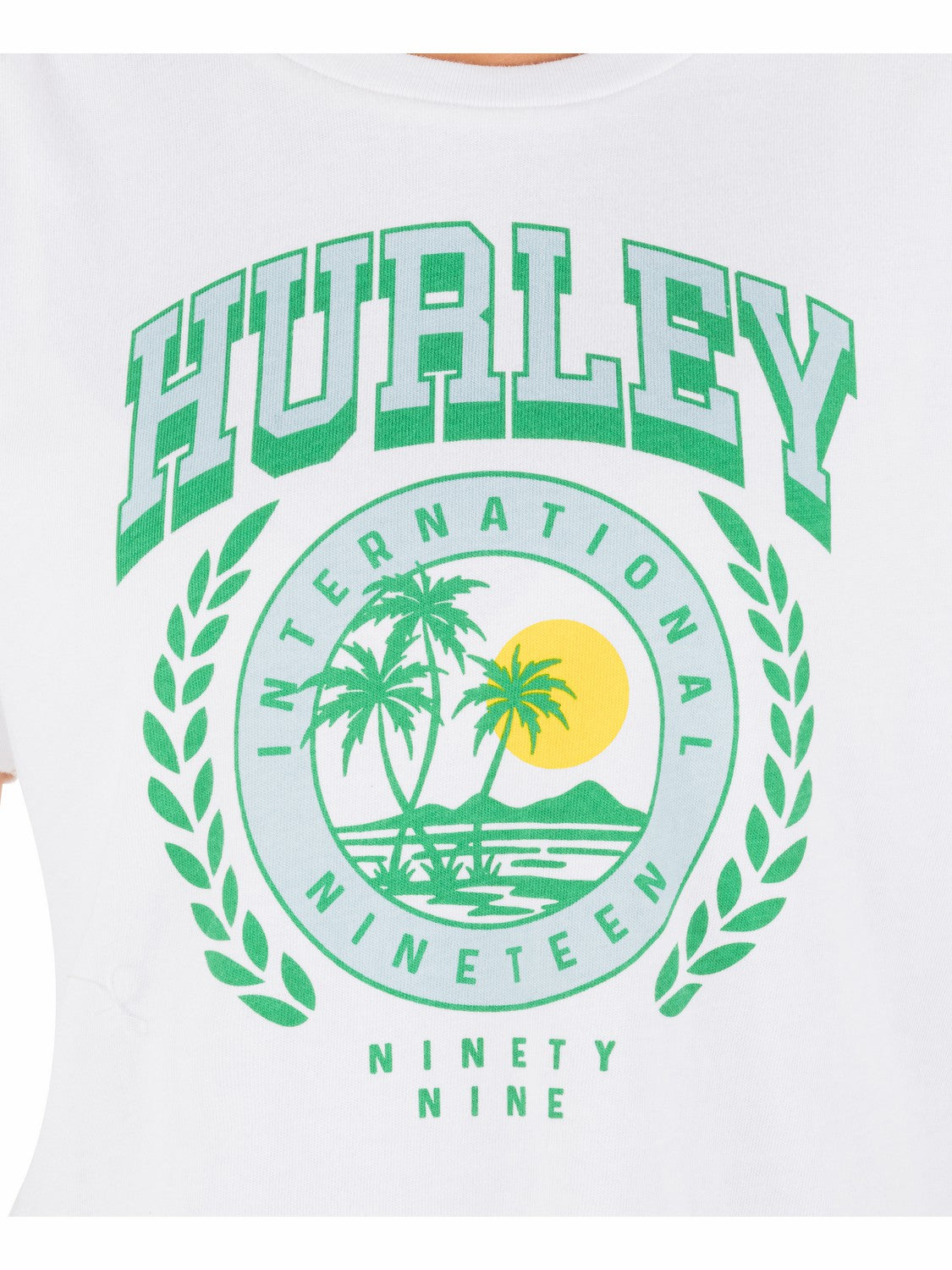 Hurley Academy Boxy Crop Tee