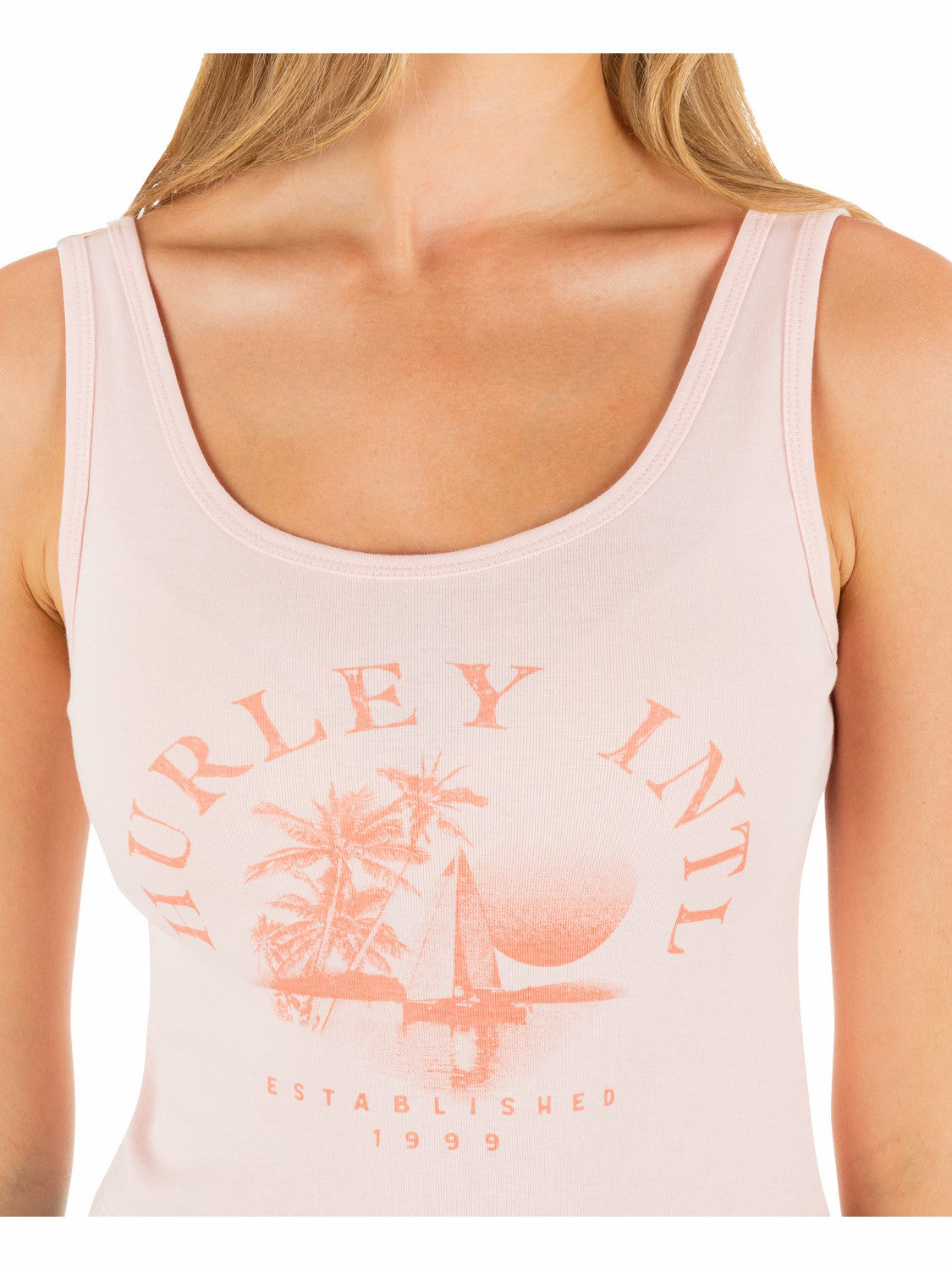 Hurley Seaside Scoop Crop Tank