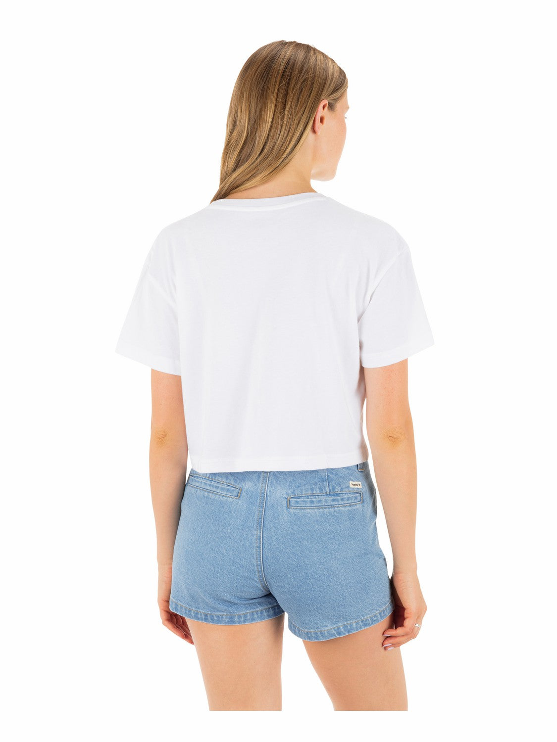Hurley Academy Boxy Crop Tee