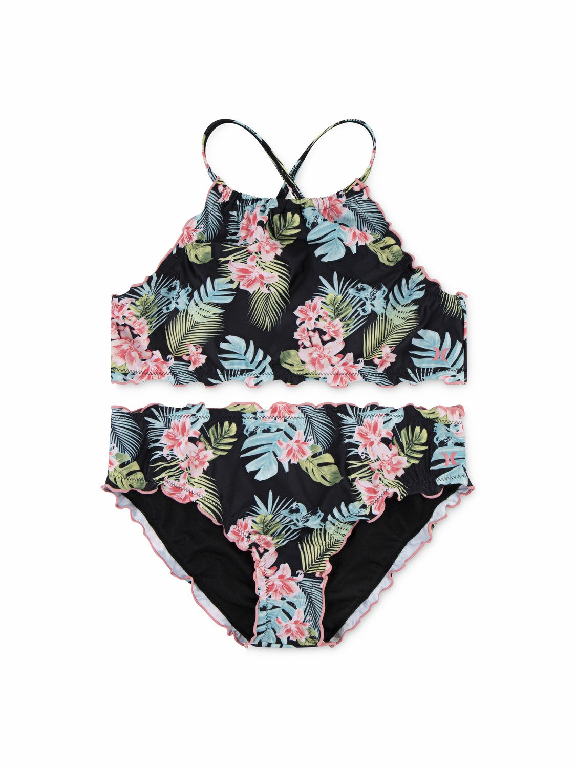 Hurley Girls' UPF50+ 2-Piece Bikini Swim Set