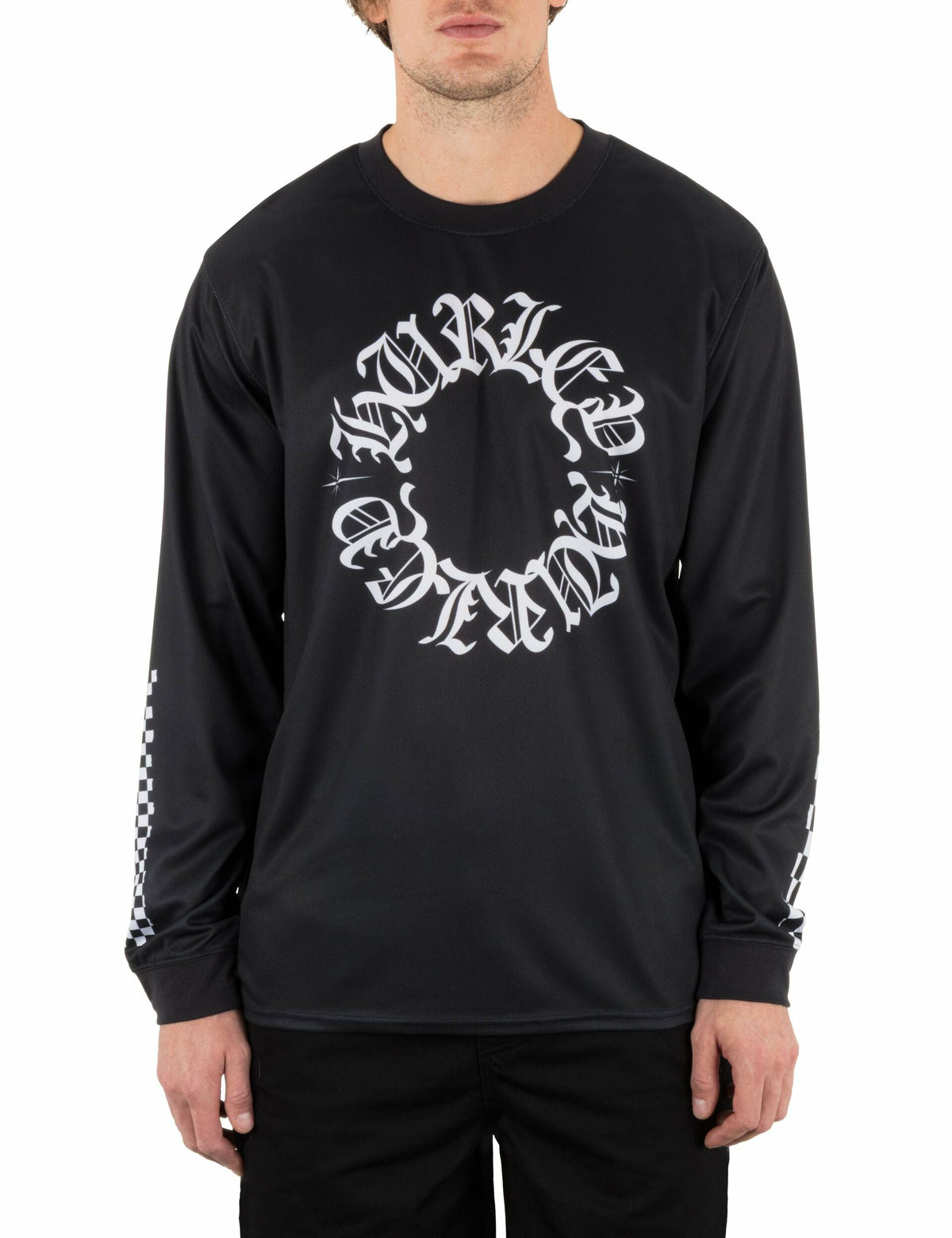Hurley Hurley x Travis Barker Check Out Long Sleeve Jersey