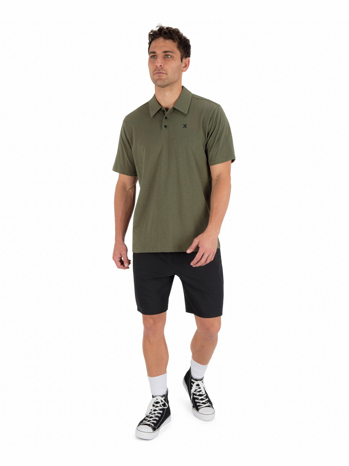 Hurley Icon Slub Polo Short Sleeve