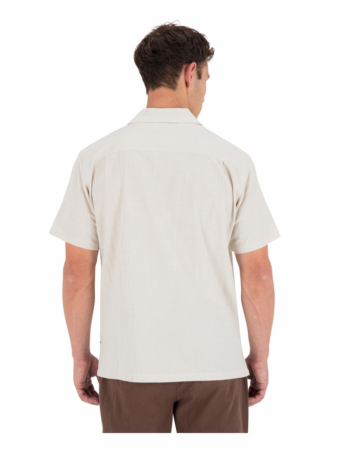Hurley Sano Camp Embroidered Short Sleeve