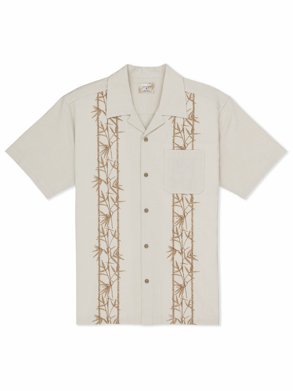Hurley Sano Camp Embroidered Short Sleeve