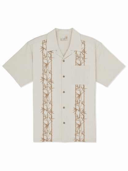 Hurley Sano Camp Embroidered Short Sleeve