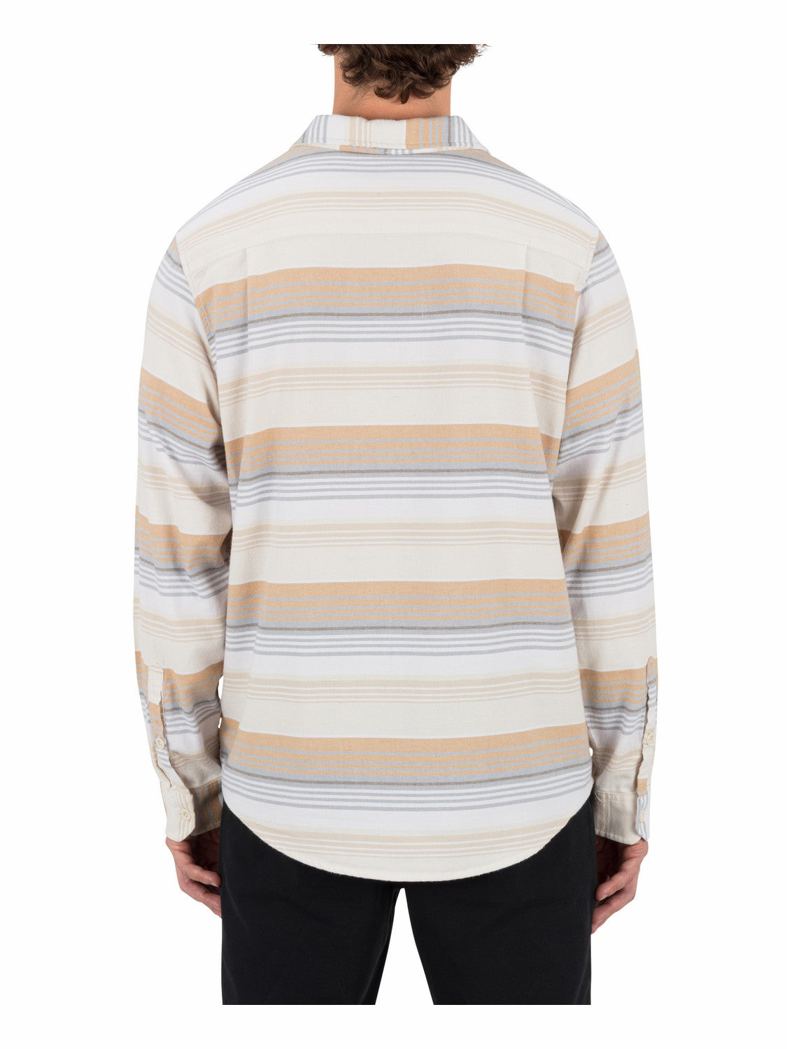 Hurley Portland Stripe Stretch Flannel Long Sleeve