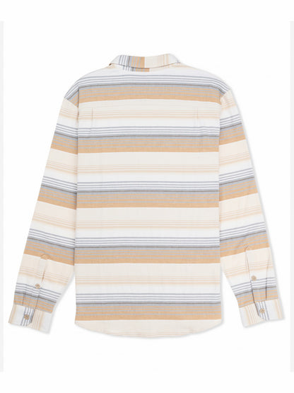 Hurley Portland Stripe Stretch Flannel Long Sleeve