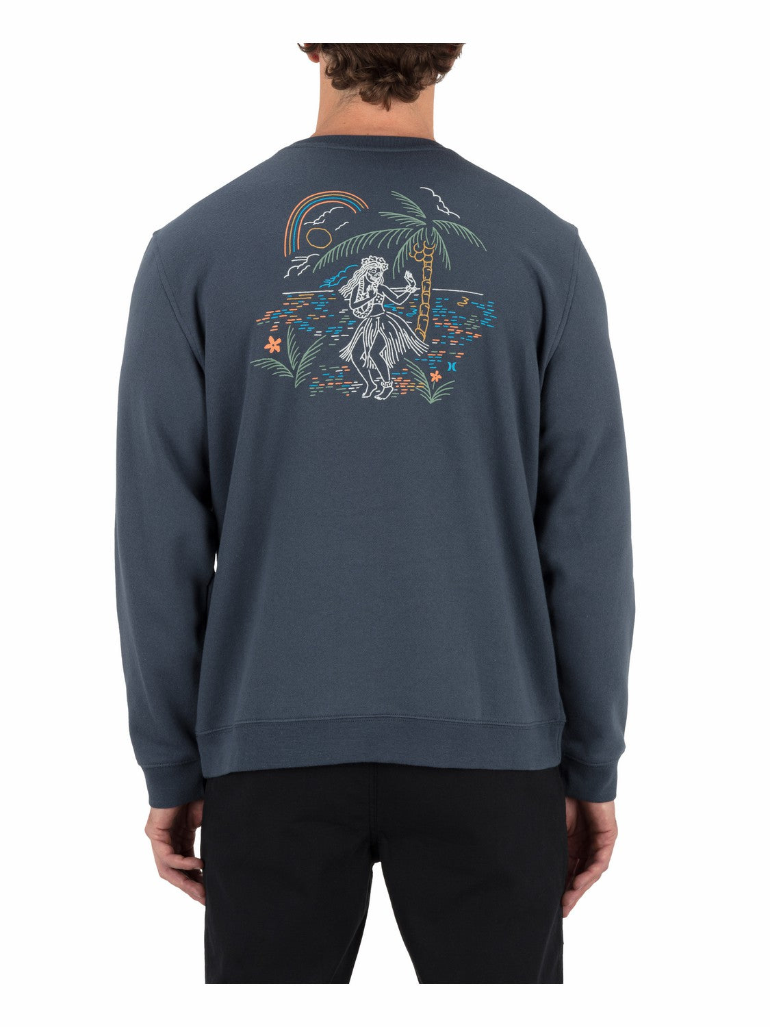 Hurley Hula In Paradise Crewneck Sweatshirt