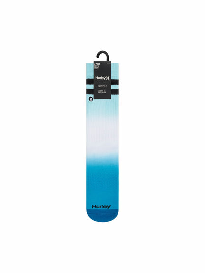 Hurley Extended Terry Crew Socks (2 Pack)