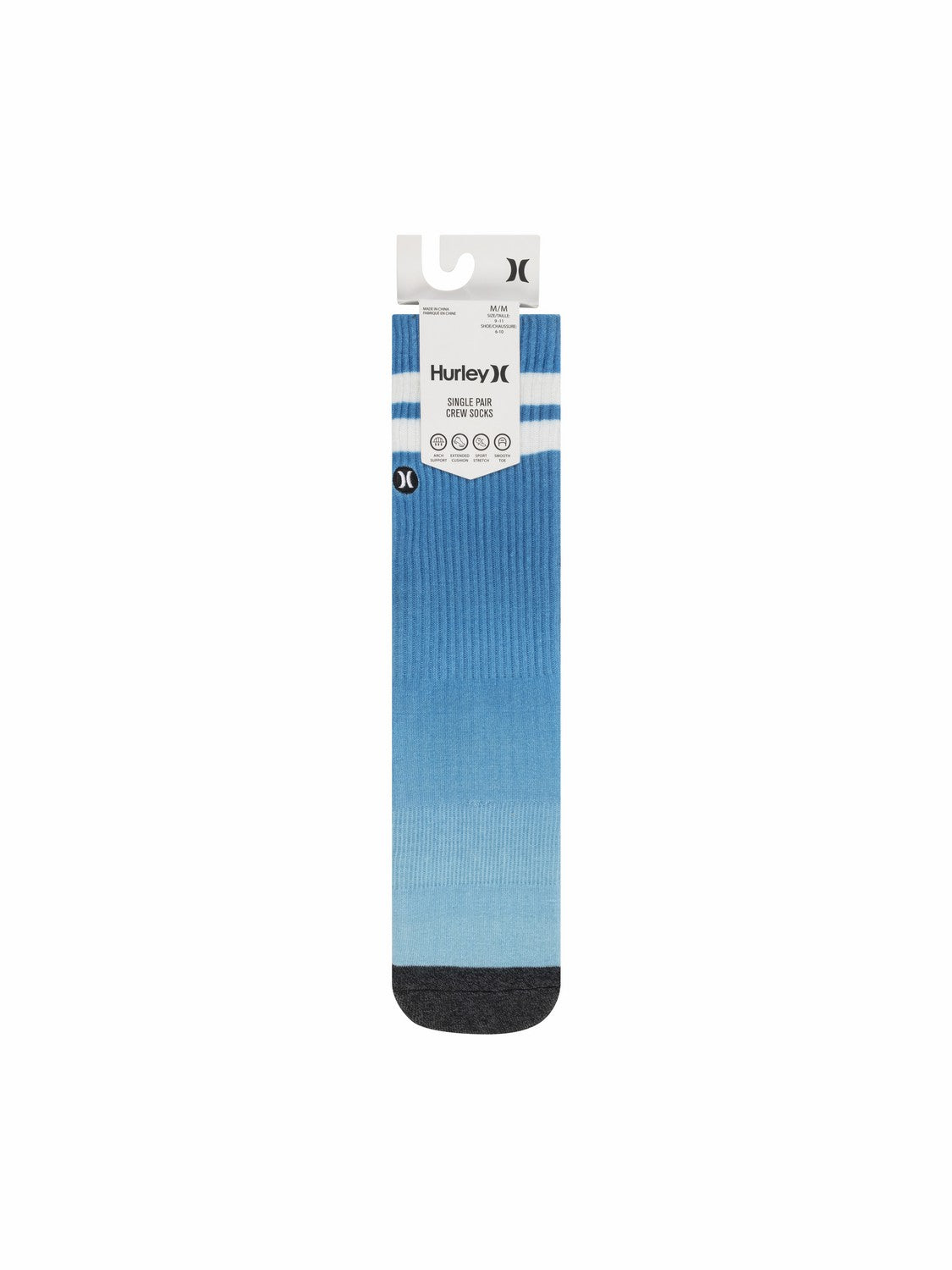 Hurley Printed Crew Sock