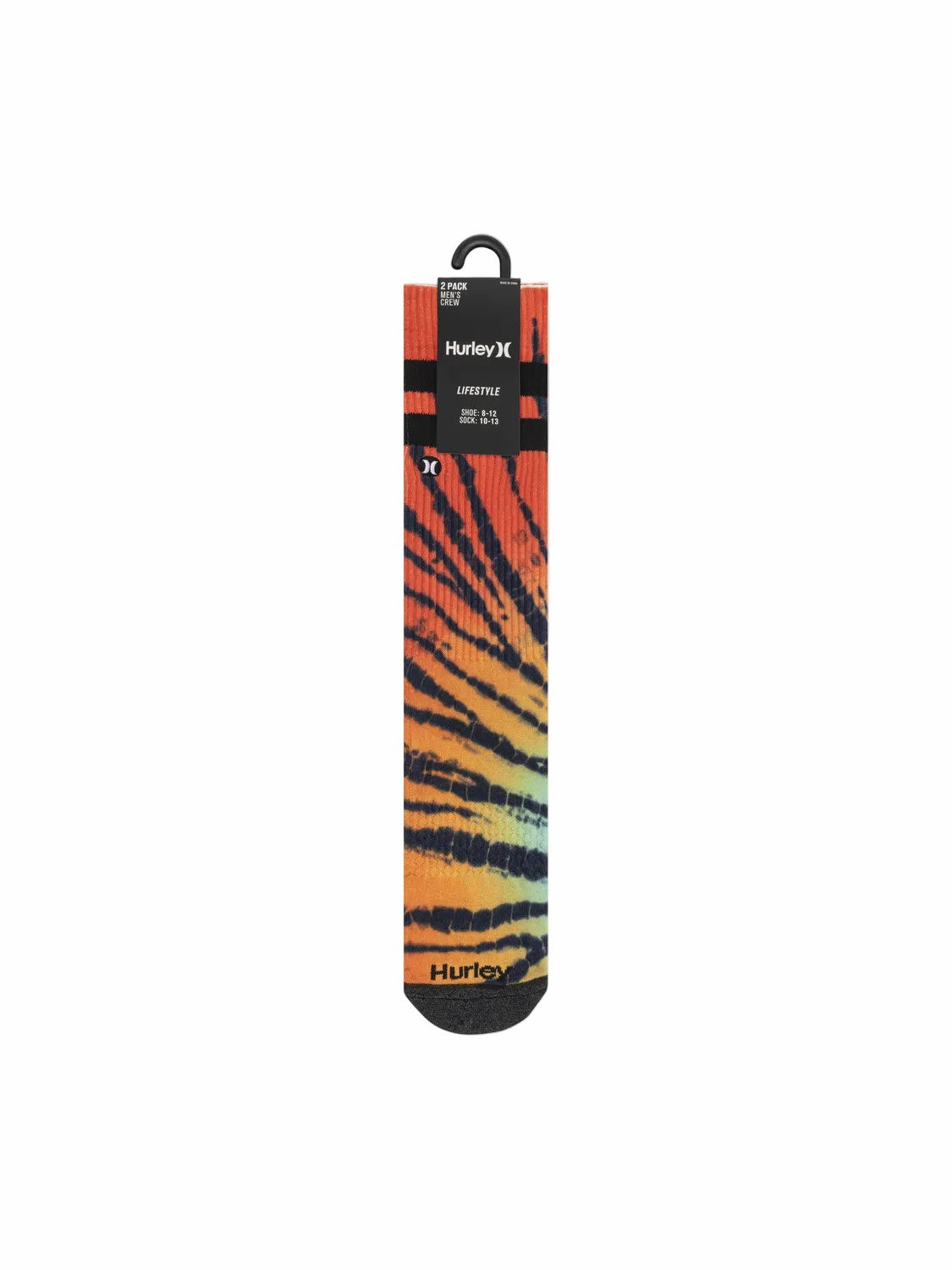 Hurley Extended Terry Crew Socks (2 Pack)