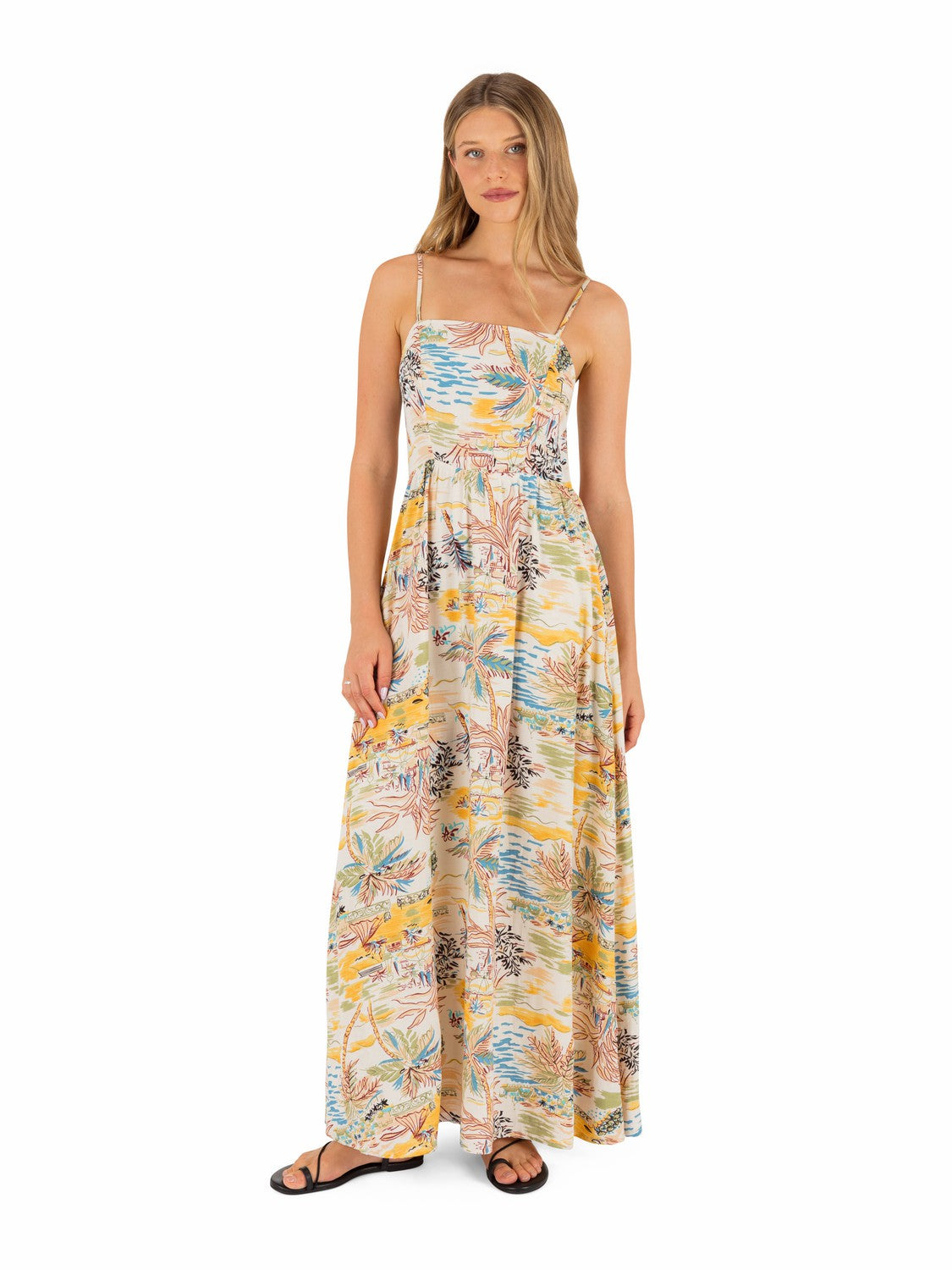 Hurley Safari Scenic Maxi Dress