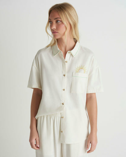 Hurley Goldie Boyfriend Short Sleeve