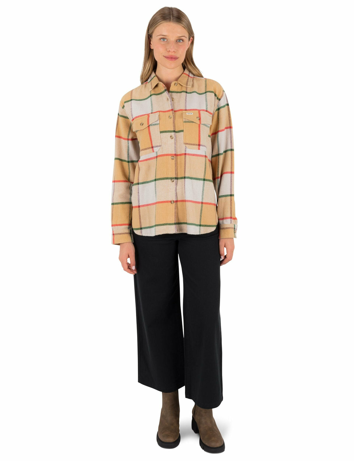 Hurley Wander Boyfriend Flannel