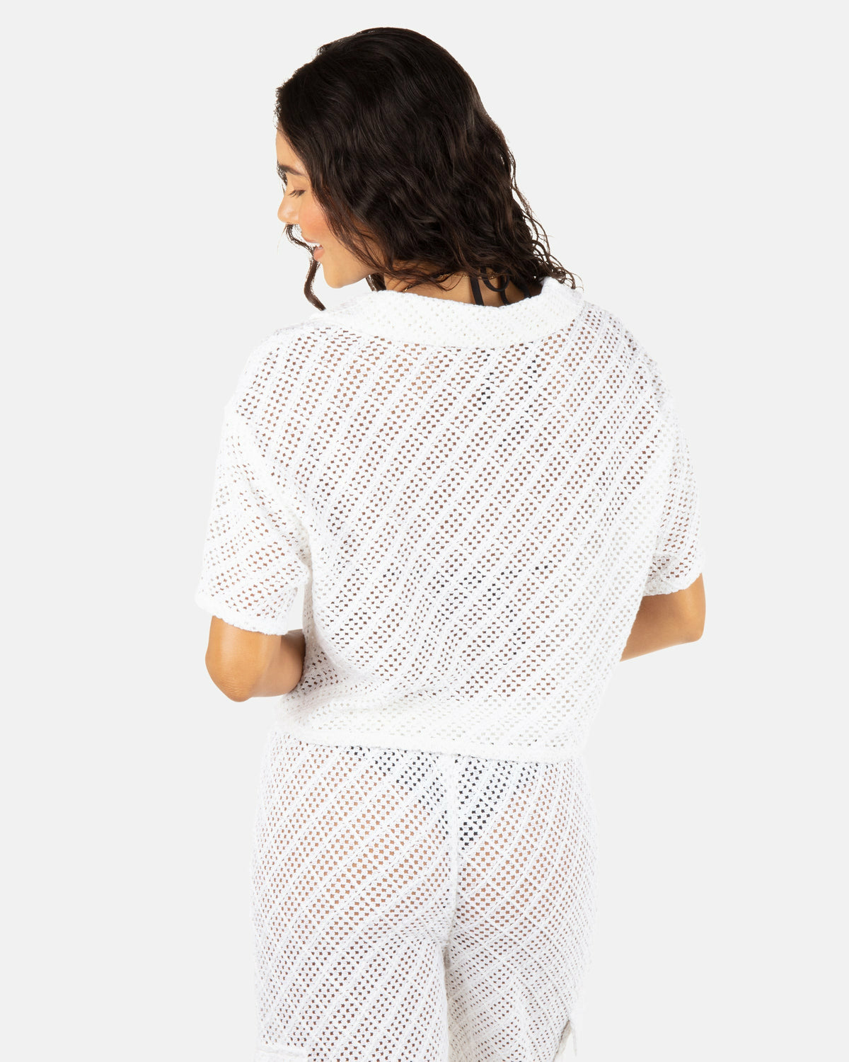 Hurley Crochet Camp Shirt