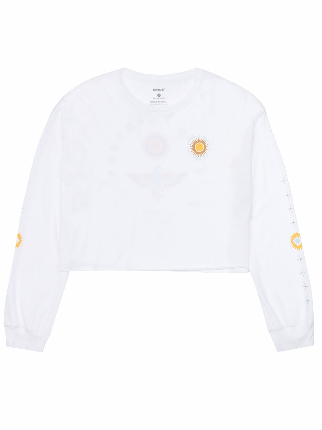 Hurley Eagles High Long Sleeve Crop Tee
