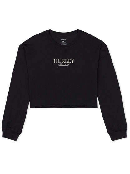 Hurley Floreal Long Sleeve Crop T-Shirt