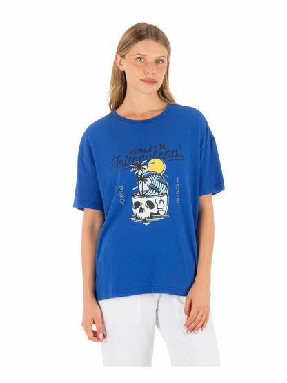 Hurley Skulltide Boyfriend Tee
