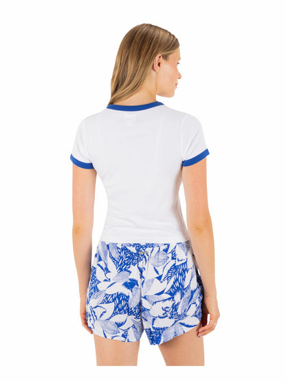 Hurley Peace Out Ringer Baby Tee