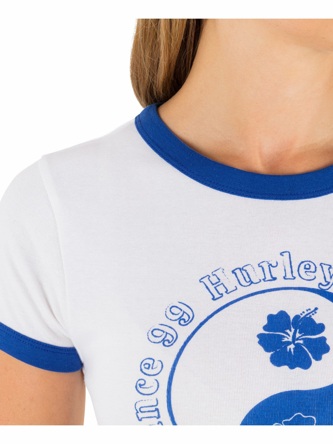 Hurley Peace Out Ringer Baby Tee
