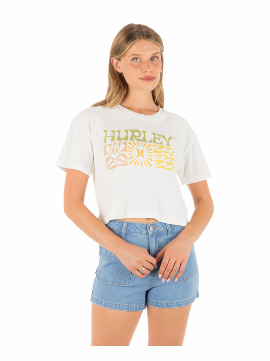 Hurley Surf Days Boxy Crop Tee