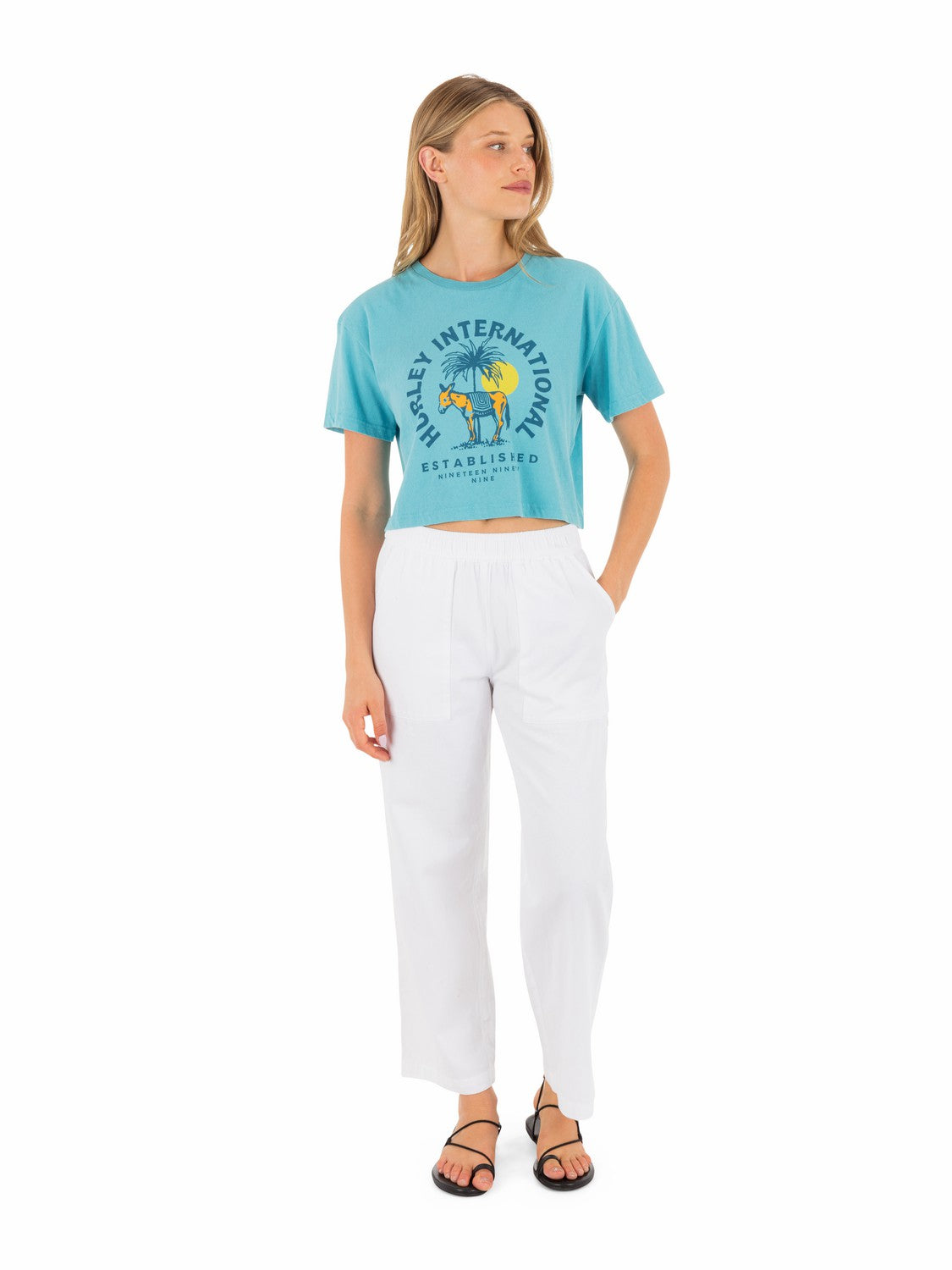 Hurley Burro Boxy Crop Tee
