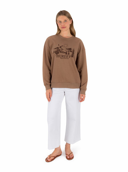 Hurley Escapism Oversize Crew