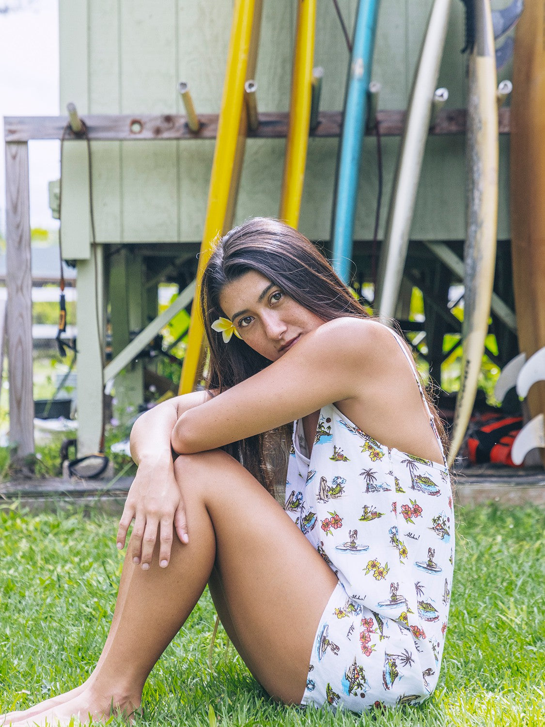 Hurley Island Time Romper