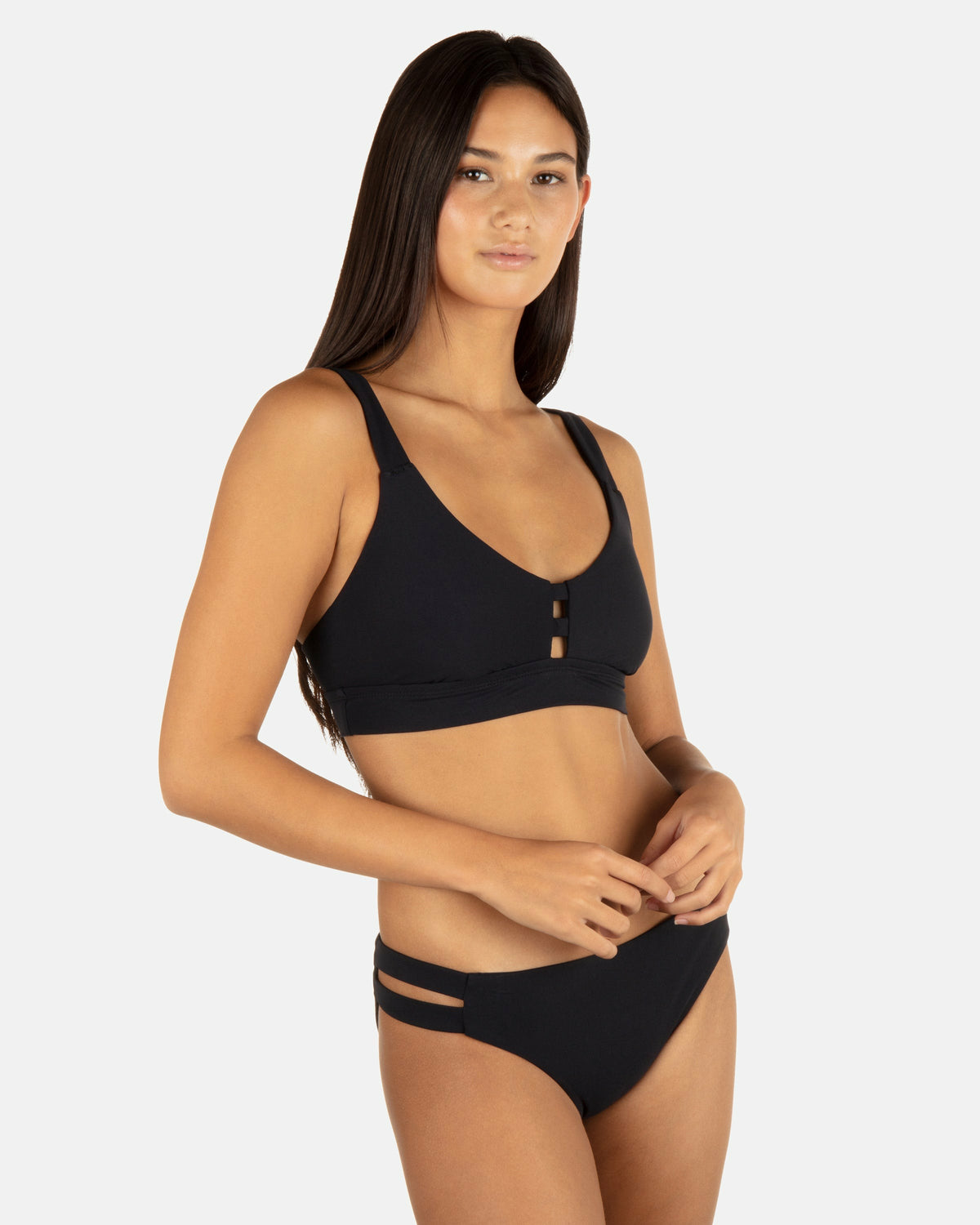 Hurley Max Solid Tab Scoop Top