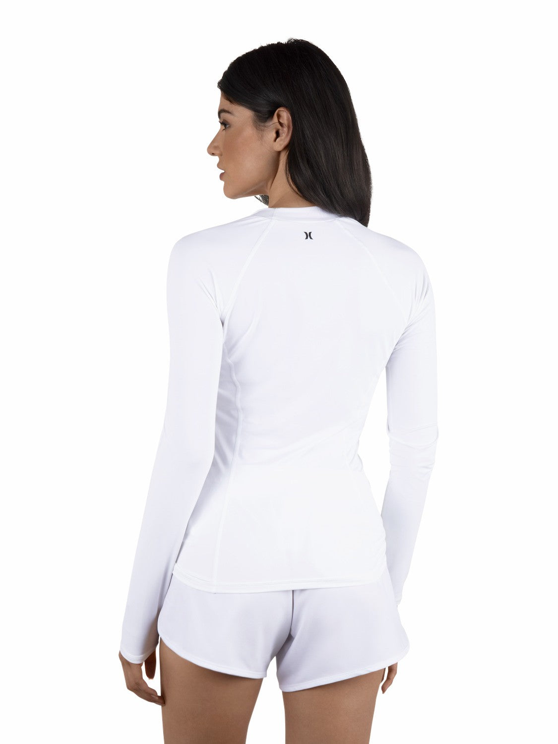 Hurley One & Only Solid Mock Neck Long Sleeve Rashguard