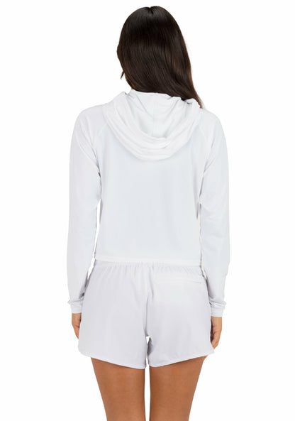 Hurley One & Only Solid Long Sleeve Hooded Rashguard