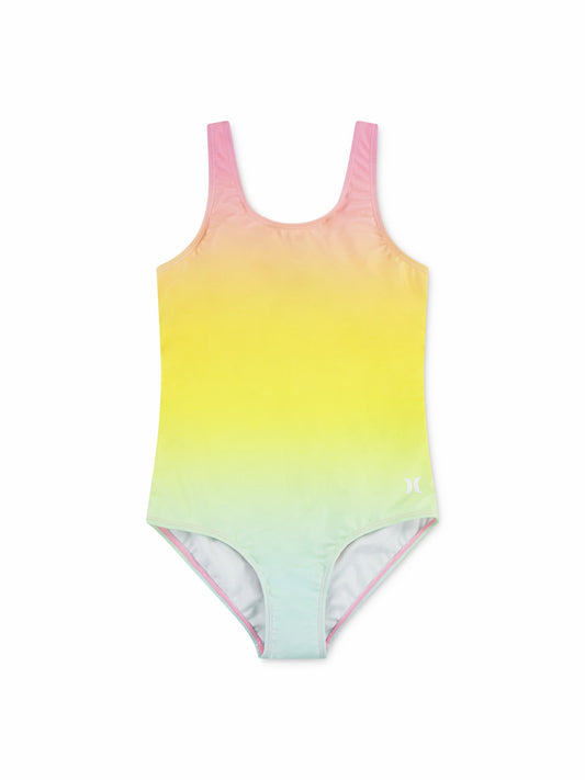 Hurley Girls' One Piece With Twist Back