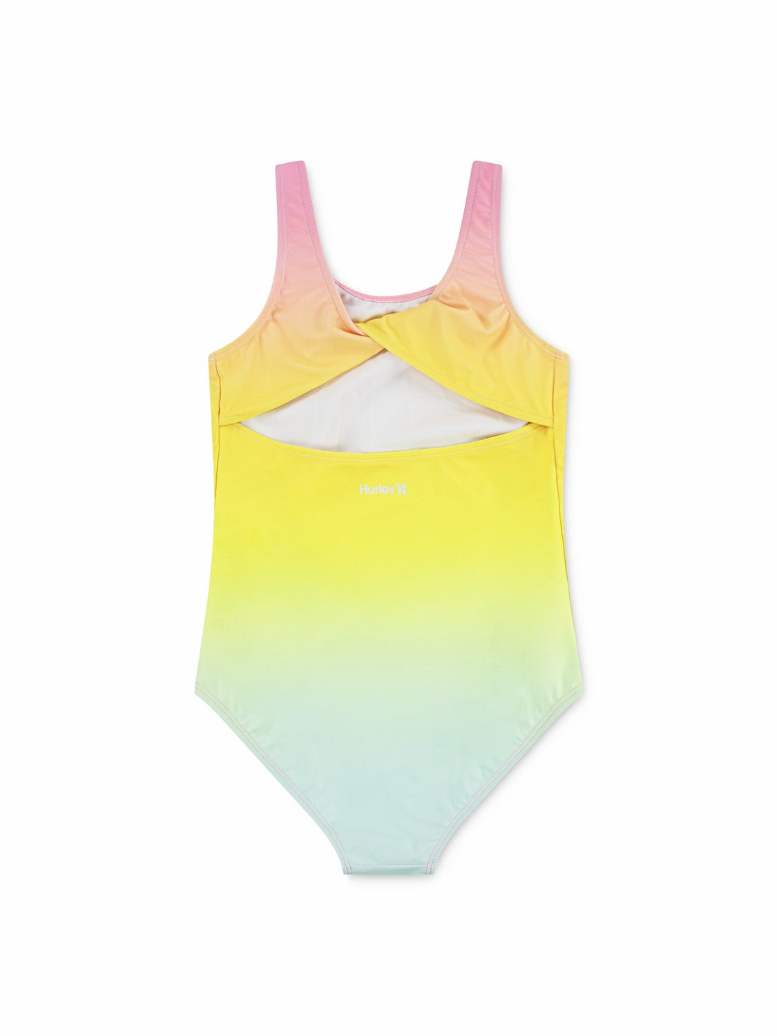 Hurley Girls' One Piece With Twist Back