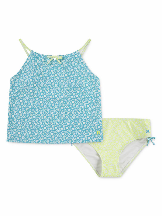 Hurley Girls' 2 Piece Tankini Swim Set