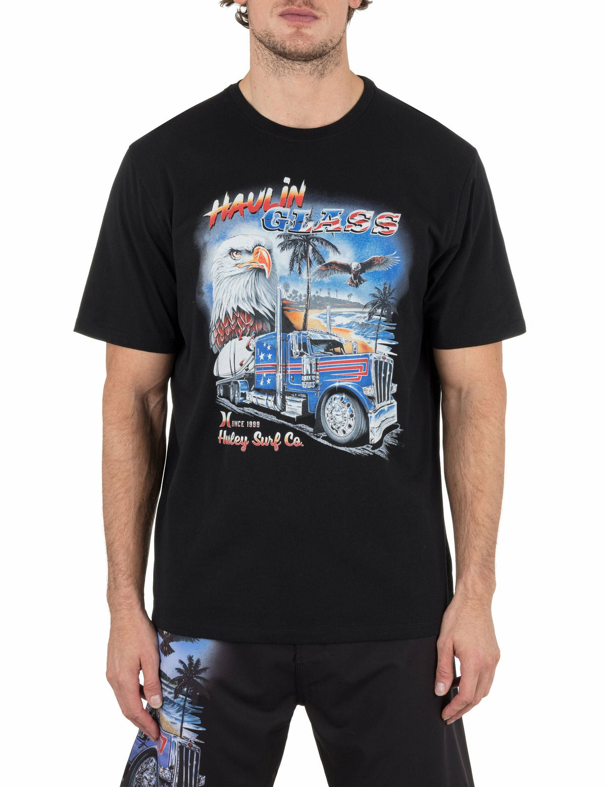 Hurley Haulin' Glass Short Sleeve