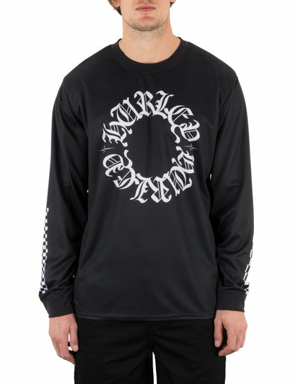 Hurley Hurley x Travis Barker Check Out Long Sleeve Jersey