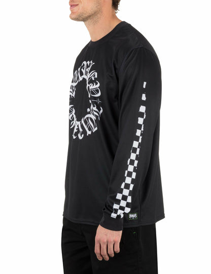 Hurley Hurley x Travis Barker Check Out Long Sleeve Jersey