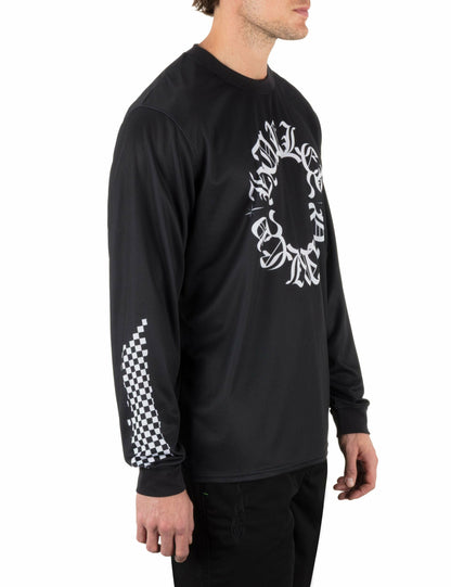Hurley Hurley x Travis Barker Check Out Long Sleeve Jersey