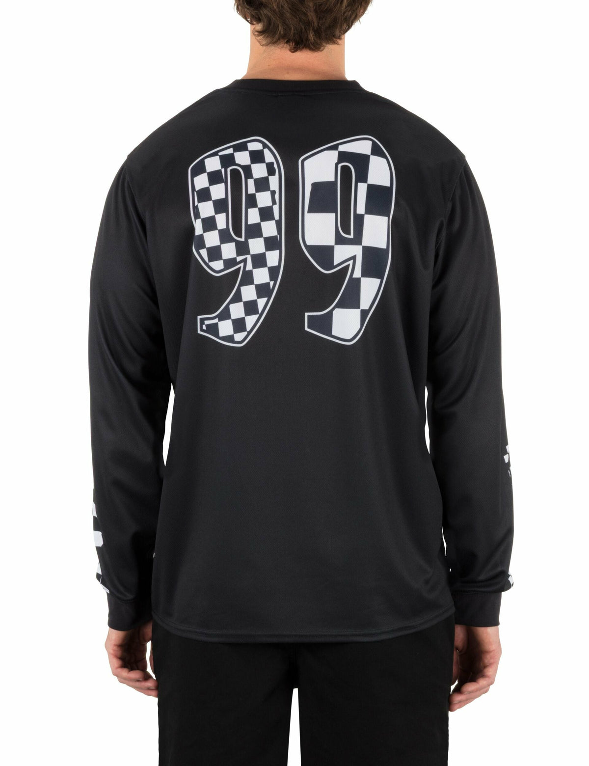 Hurley Hurley x Travis Barker Check Out Long Sleeve Jersey