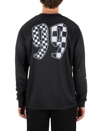 Hurley Hurley x Travis Barker Check Out Long Sleeve Jersey
