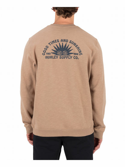 Hurley Sunshine Slub Crew Sweatshirt