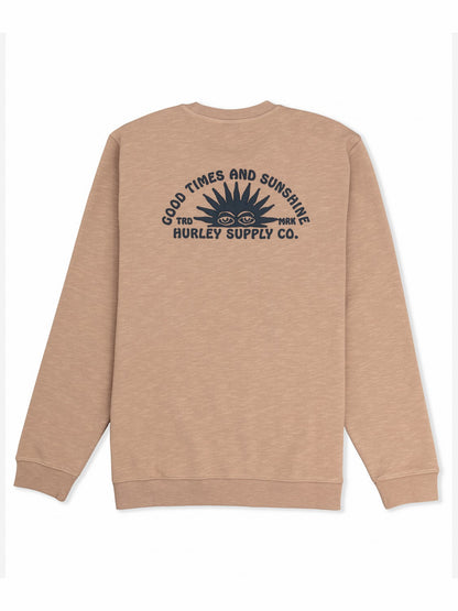 Hurley Sunshine Slub Crew Sweatshirt