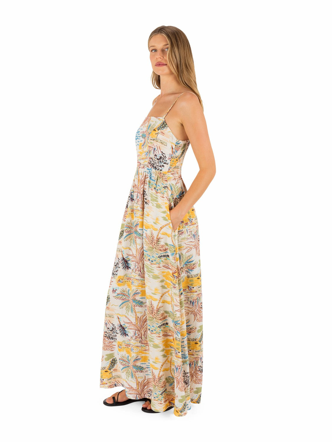 Hurley Safari Scenic Maxi Dress