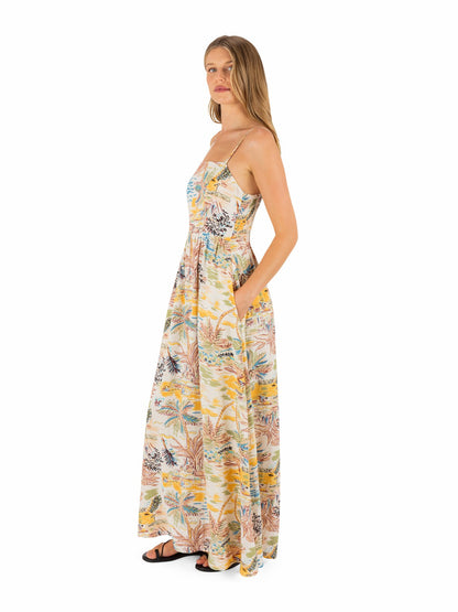 Hurley Safari Scenic Maxi Dress