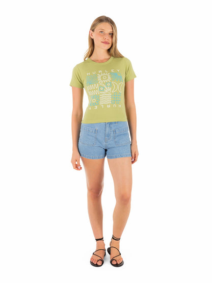 Hurley Array Baby Tee