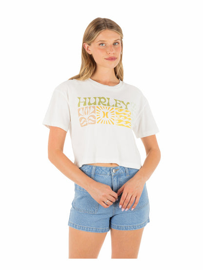 Hurley Surf Days Boxy Crop Tee