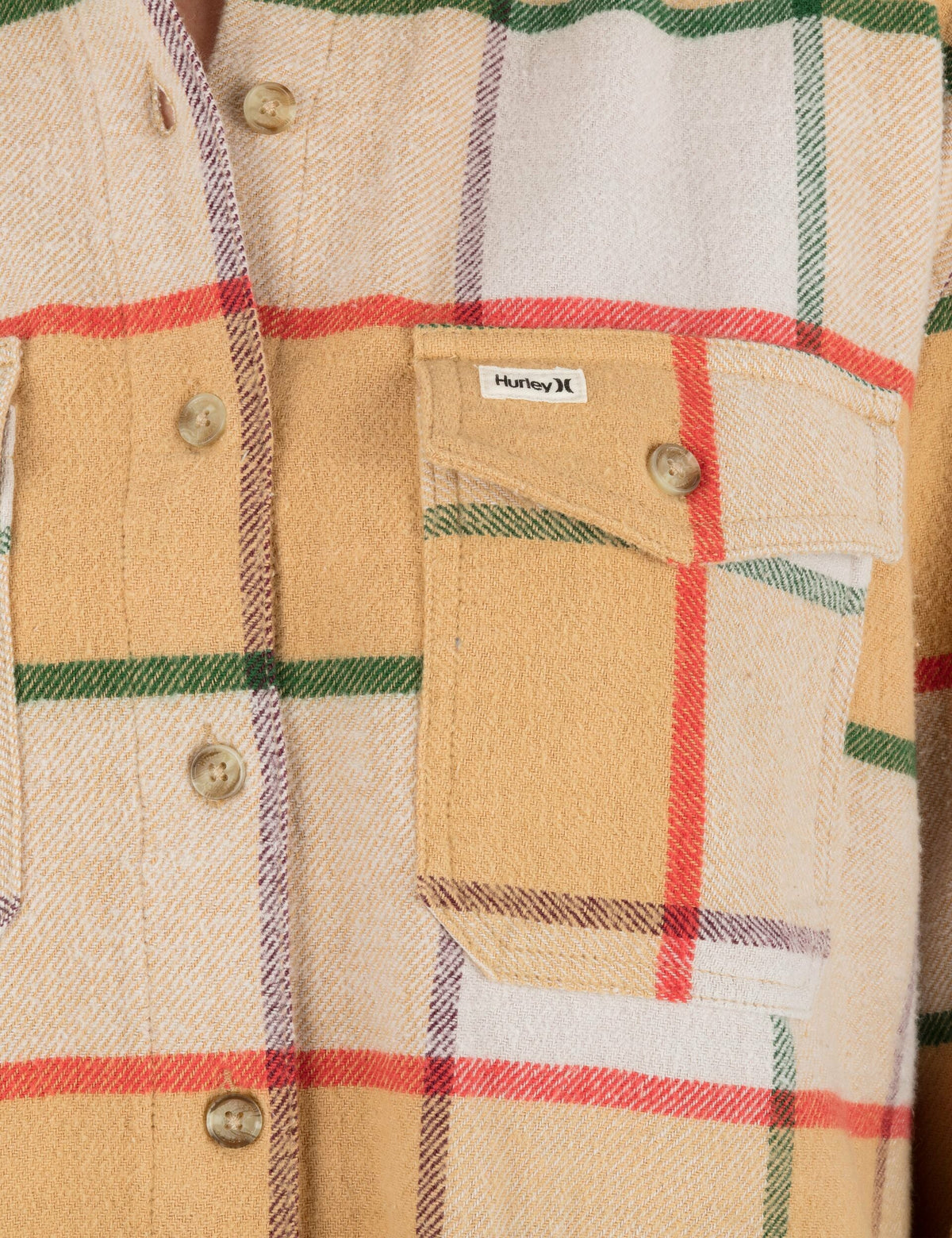 Hurley Wander Boyfriend Flannel