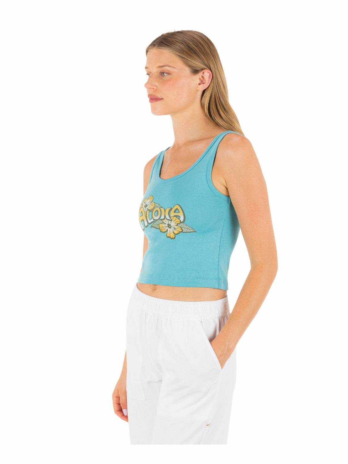 Hurley Aloha Scoop Crop Tank
