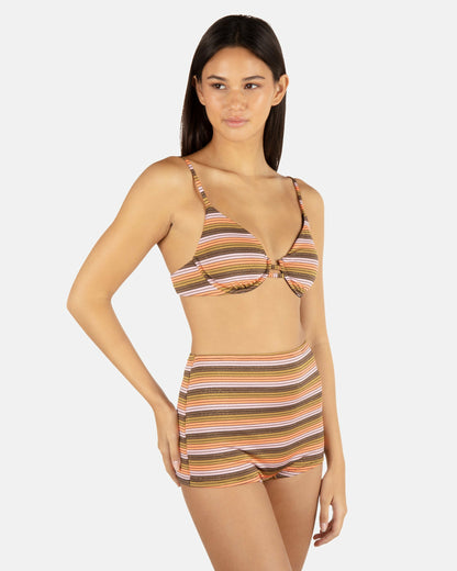 Hurley Sunset Shine Stripe Tab Underwire Bra