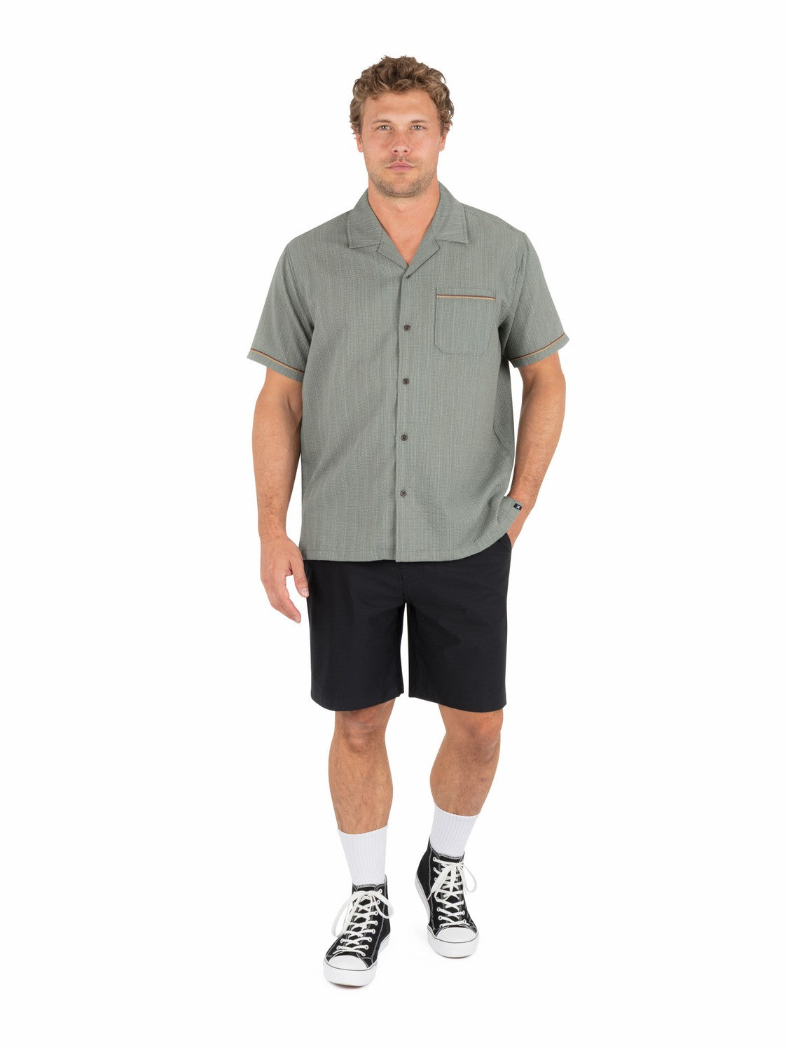 Hurley Lay Day Camp Short Sleeve